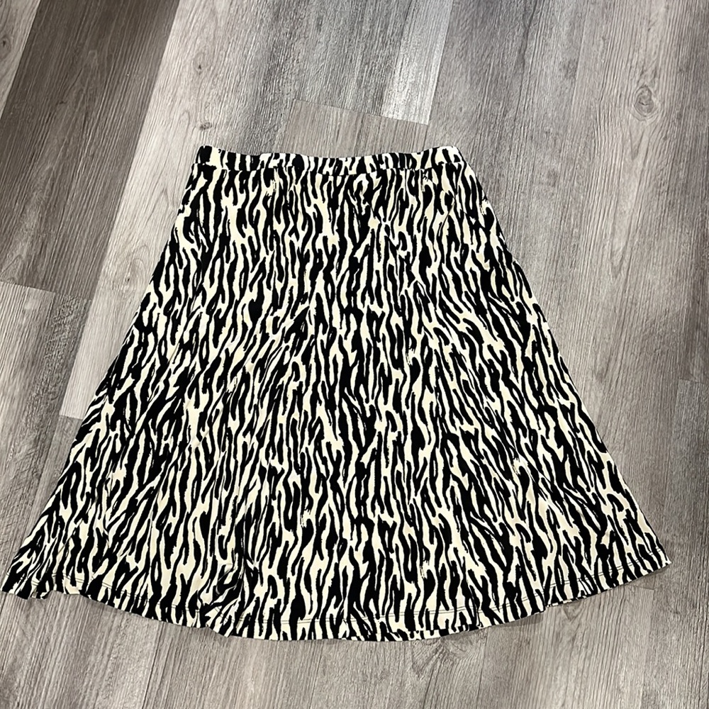 Ideology animal print skirt, size m
